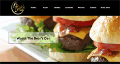 Desktop Screenshot of bearsdensportsbar.com